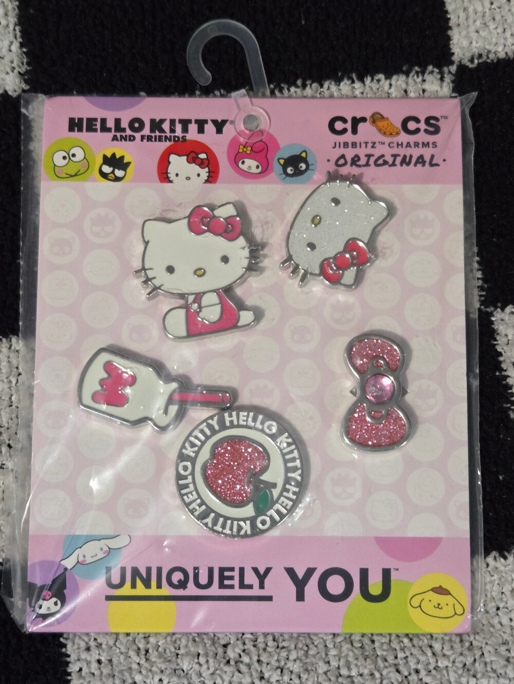 Nwt Hello Kitty deluxe metal croc jibbitz charms